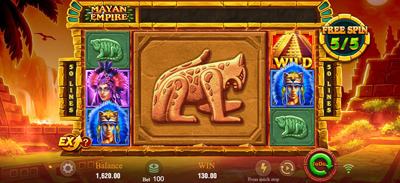 JILI Mayan Empire Slot - Free Spins Bonus