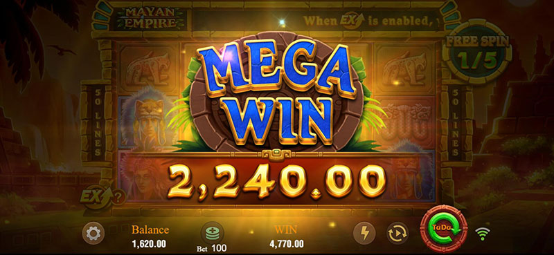 JILI Mayan Empire Slot - Mega Win