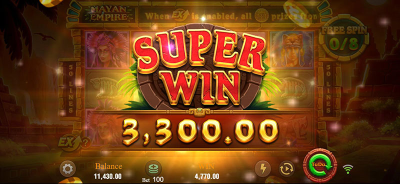 JILI Mayan Empire Slot - Super Win