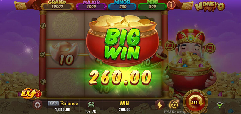 JILI Money Pot Slot - Big Win