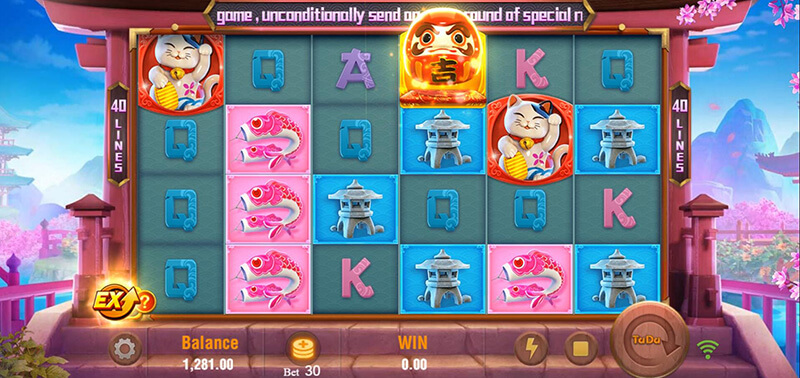 JILI Neko Fortune Slot - Mystery Symbol Randomly Reveal Existing Symbols