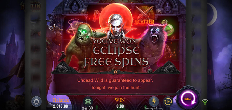 JILI Nightfall Hunting Slot - Eclipse Free Spins Bonus