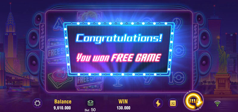 JILI Party Night Slot - Free Spins Bonus