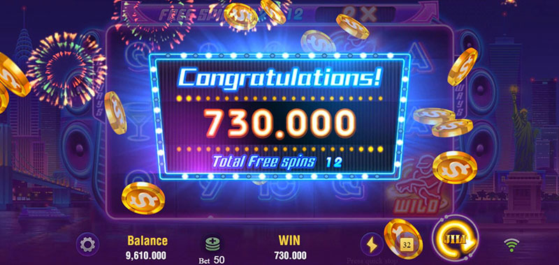 JILI Party Night Slot - Total Win