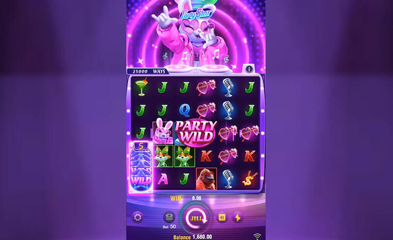 JILI Party Star Slot - Party Wild Effect