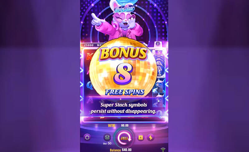 JILI Party Star Slot - 8 Free Spins Bonus