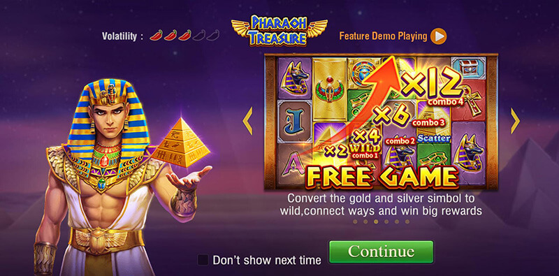 JILI Pharaoh Treasure Slot Game