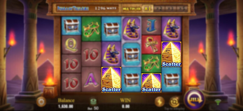 JILI Pharaoh Treasure Slot - Scatter Symbols