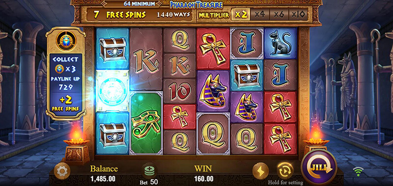 JILI Pharaoh Treasure Slot - Free Game Collection Symbols