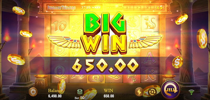 JILI Pharaoh Treasure Slot - Big Win