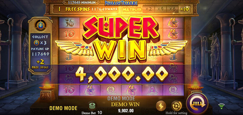 JILI Pharaoh Treasure Slot - Super Win