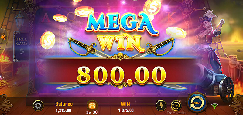 JILI Pirate Queen Slot - Mega Win