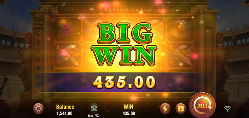 JILI Roma X Slot - Big Win