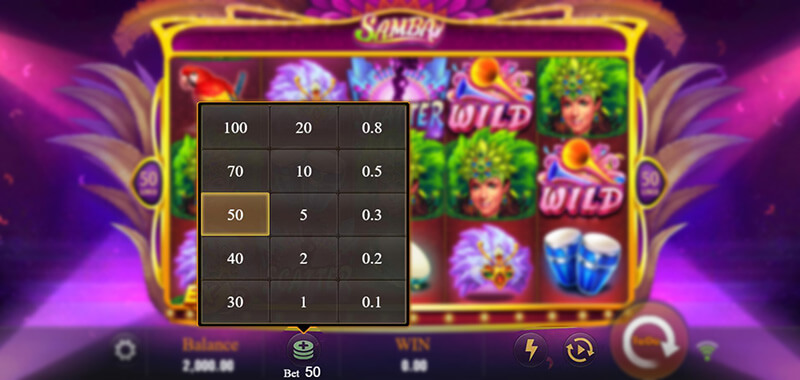 JILI Samba Slot - Betting Option, Auto Spin, Turbo Spin