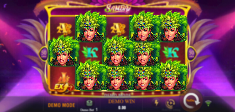 JILI Samba Slot - Samba Symbol Transform Into Carnival Dancer Symbols