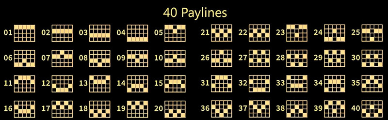 JILI Sin City Slot - 40 Paylines