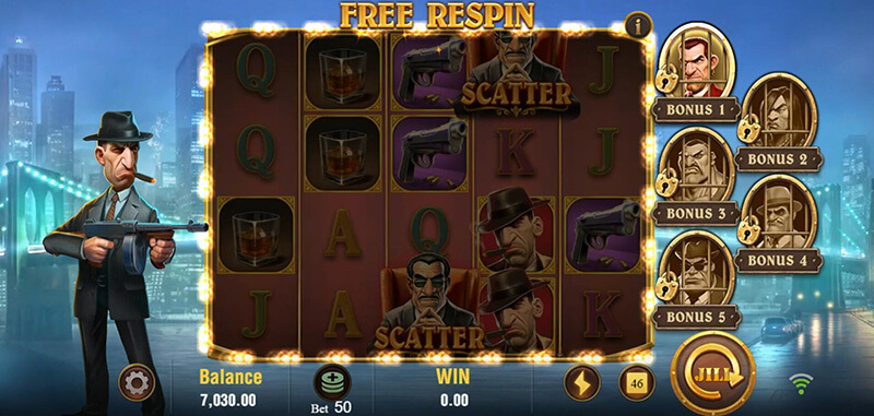 JILI Sin City Slot - Random Bonus Mode