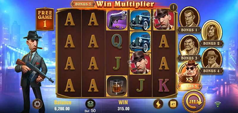 JILI Sin City Slot - Free Spins Bonus Activation Bonus Mode 5