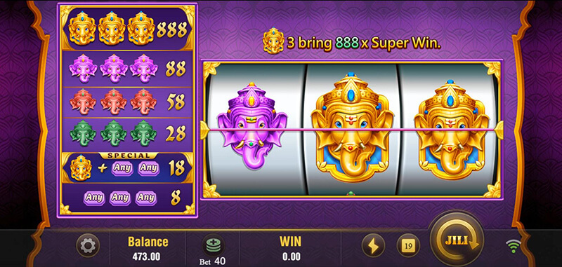 JILI Super Rich Slot - Any Symbol + Gold Ganesha (Two Identical Gold Ganesha)