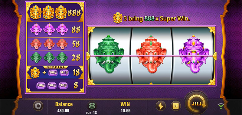 JILI Super Rich Slot - Any Symbol Winning Combinations