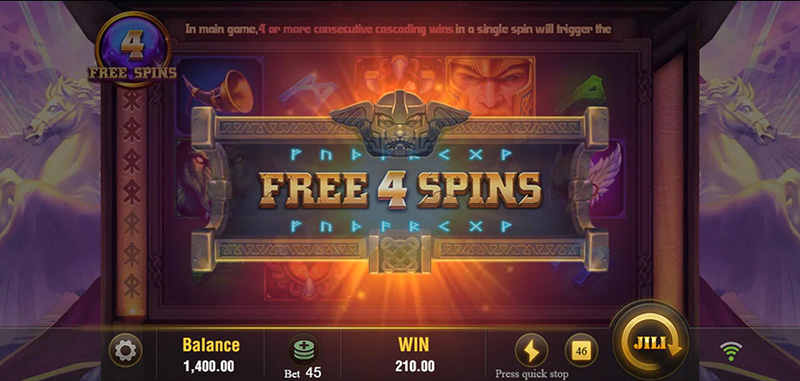 JILI Thor X Slot - 4 Free Spins