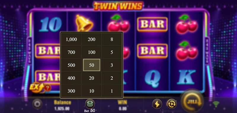 JILI Twin Wins Slot - Betting Option, Auto Spin, Turbo Spin