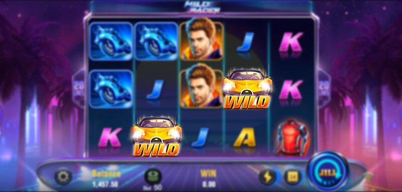 JILI Wild Racer Slot - Wild Symbol