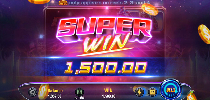 JILI Wild Racer Slot - Super Win