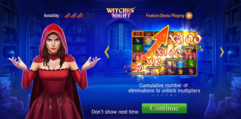 JILI Witches Night Slot Game