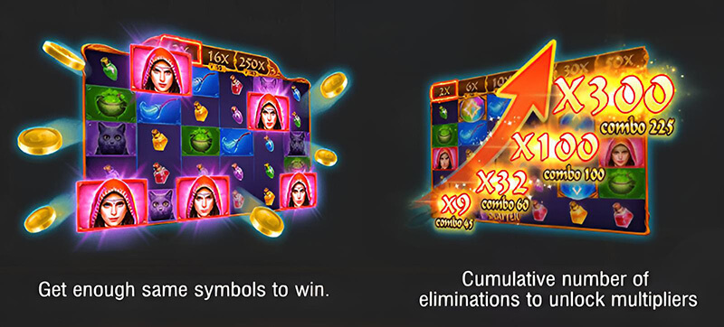 JILI Witches Night Slot - Bonus Features