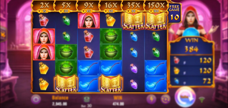 JILI Witches Night Slot - 6 Unlockable Win Multiplier