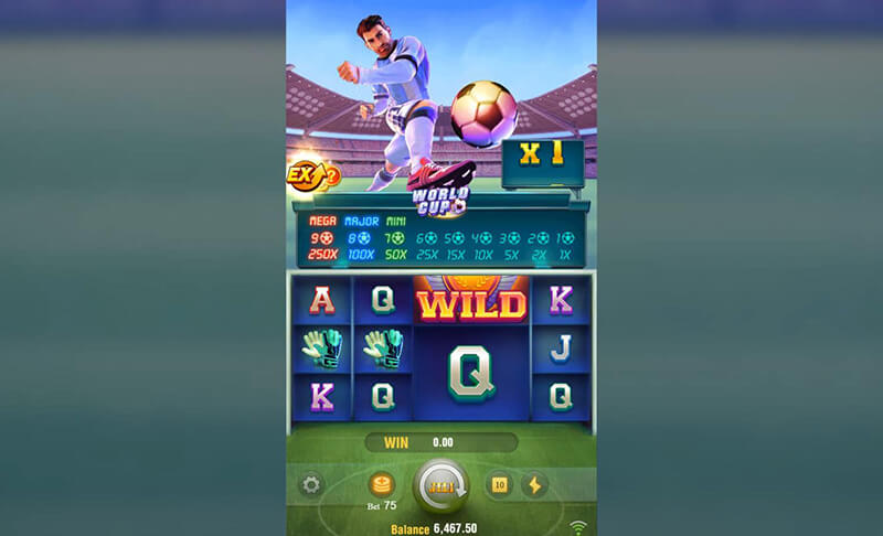 JILI World Cup Slot - Giant Symbols 2x1, 2x2