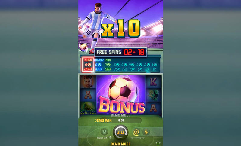 JILI World Cup Slot - 9 Bonus Symbol x250