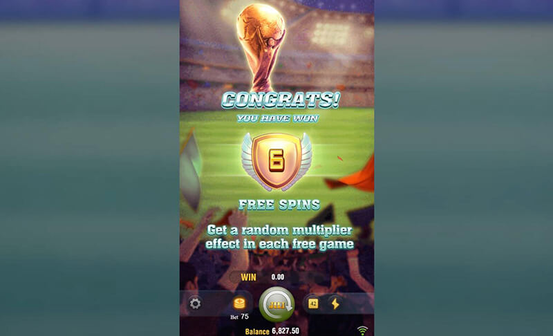 JILI World Cup Slot - 6 Free Spins Bonus