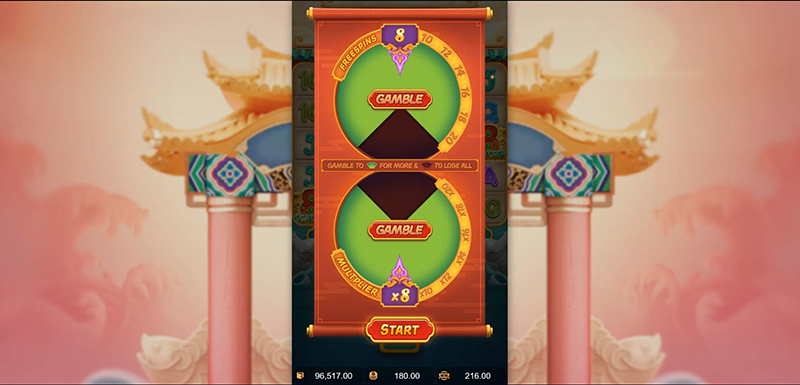 PG Caishen Wins Slot - Two Large Roulette Wheels