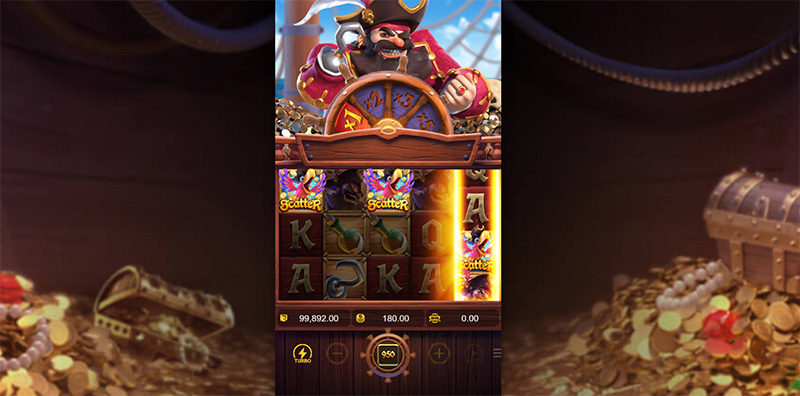 PG Captain's Bounty Slot - Free Spins Feature