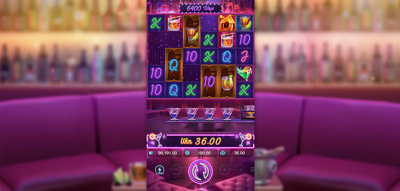 PG Cocktail Nights Slot - Cascading Reels Feature