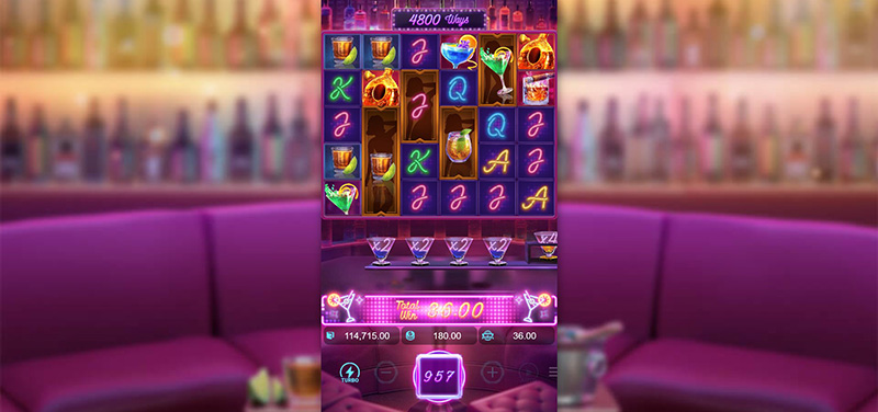 PG Cocktail Nights Slot - Multiplier Reel