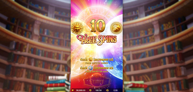 PG Destiny of Sun & Moon - 10 Free Spins