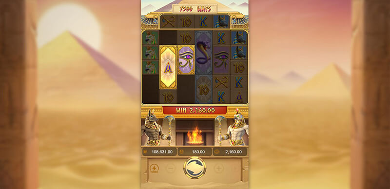 PG Egypt's Book Of Mystery Slot - Symbol Transformation