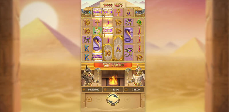 PG Egypt's Book Of Mystery Slot - Free Spins