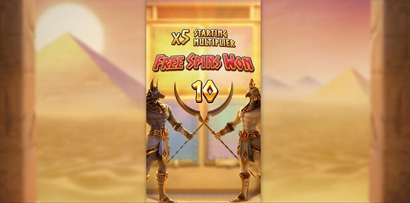 PG Egypt's Book Of Mystery Slot - Free Spins