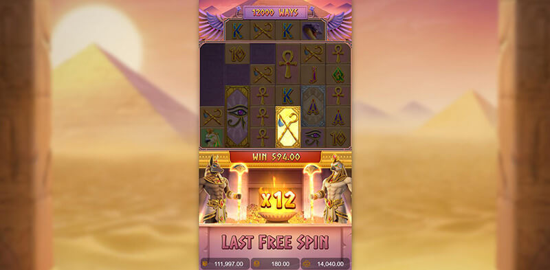 PG Egypt's Book Of Mystery Slot - Free Spins