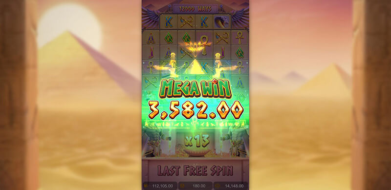 PG Egypt's Book Of Mystery Slot - Big Win Bonus