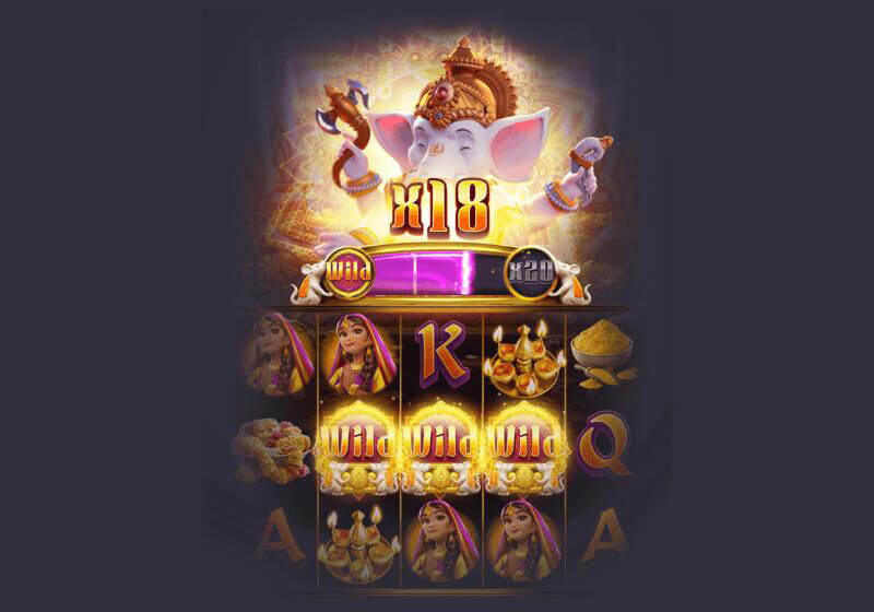 PG Ganesha Gold Slot - Free Spins Wild Symbols