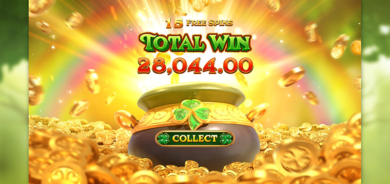 PG Leprechaun Riches Slot - Total Win