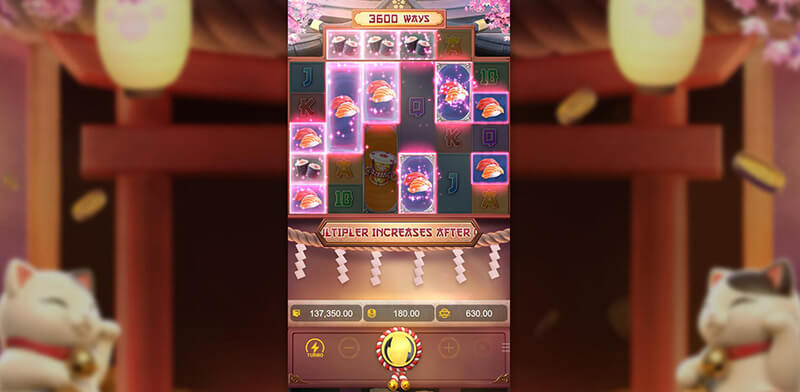 PG Lucky Neko Slot - Cascading Reels