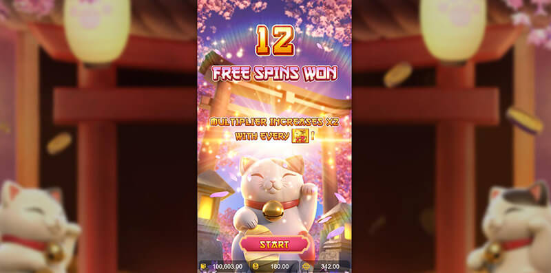 PG Lucky Neko Slot - Free Spins Feature