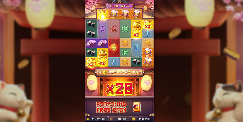 PG Lucky Neko Slot - Free Spins Feature