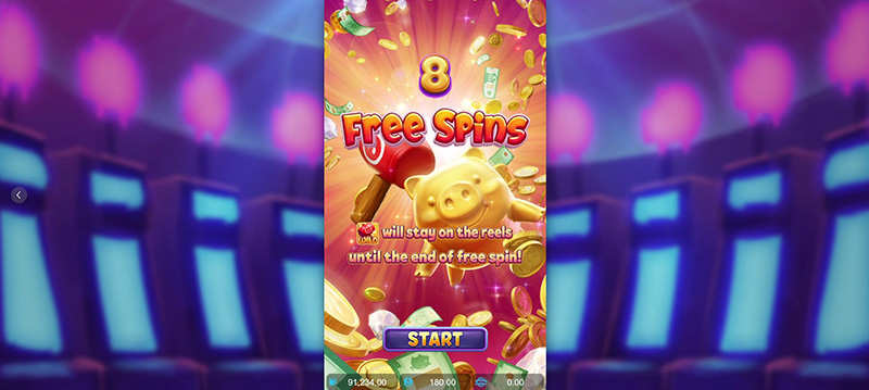 PG Lucky Piggy Slot - Free Spins Bonus